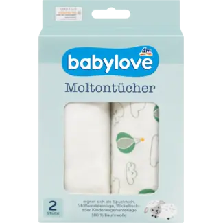 Babylove babylove Moltondoekjes Heteluchtballon/wit