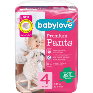 Babylove babylove Premium Pants Gr. 4 Maxi (8-15 Kg) 22st