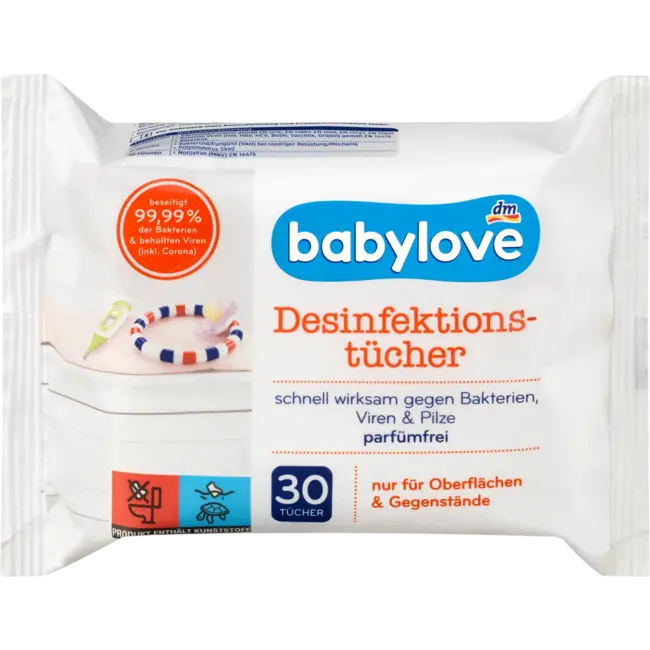babylove Desinfectiedoekjes 30 St