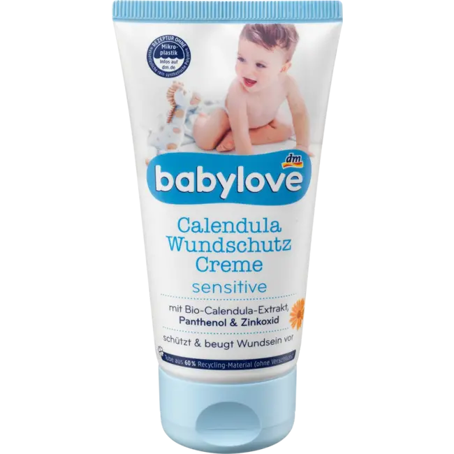 babylove Wondbeschermingscrème Sensitive Calendula 75 ml