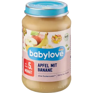 Babylove babylove Vruchten Appel Met Banaan V.a. 5 Maanden