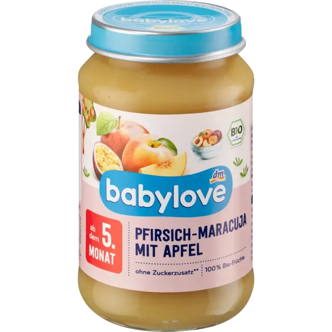 babylove Vruchten Perzik Maracuja In Appel Vanaf 5 Maanden 190 g