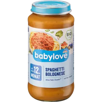 Babylove babylove Menu Spaghetti Bolognese V.a. 12 Maanden