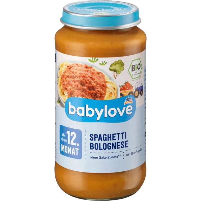 babylove Menu Spaghetti Bolognese Vanaf 12 Maanden 250 g