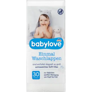 Babylove babylove Wegwerp Washandjes 30st