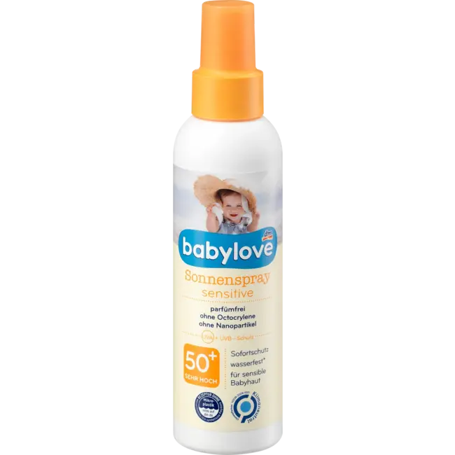 babylove Zonnebrandspray Sensitive SPF 50+ 150 ml