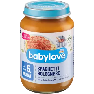 Babylove babylove Menu Spaghetti Bolognese V.a. 5 Maanden