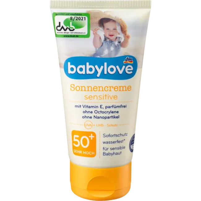 babylove Zonnebrandcrème Sensitive SPF 50+ 75 ml