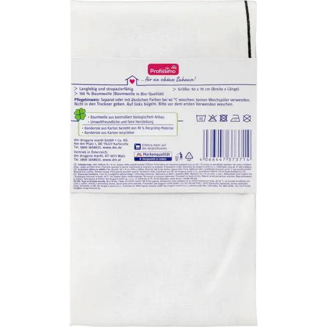Profissimo Theedoek Van Biologisch Katoen 1 St