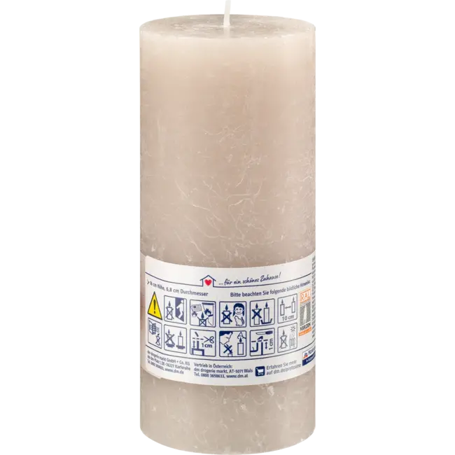 Profissimo Kaars Rustiek 160/68 Greige 1 St