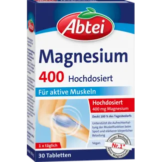 Abtei Abtei Magnesium 400 Tabletten 30 St