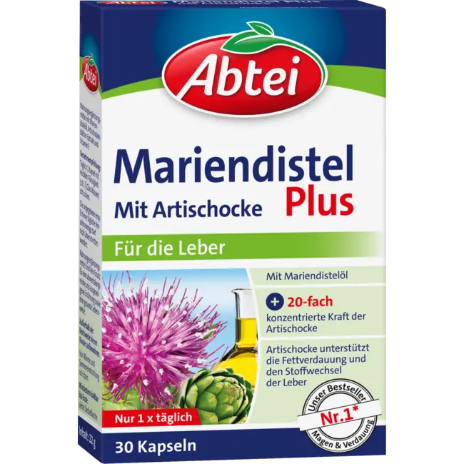 Abtei Mariadistel Plus Capsules 30 St 22 g