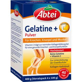 Abtei Abtei Gelatine Poeder + Vitamine C (40 Porties)