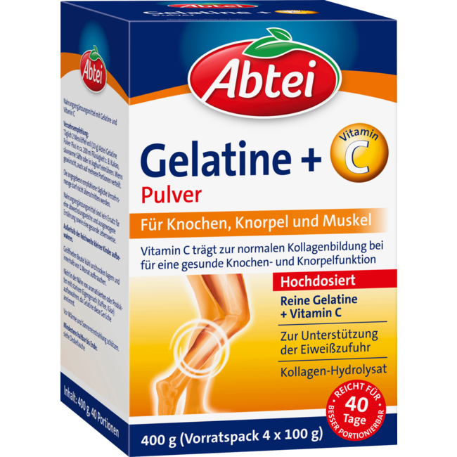 Abtei Gelatine Poeder + Vitamine C (40 Porties) 400 g