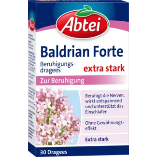 Abtei Abtei Baldrian Forte Beruhigungsdragees