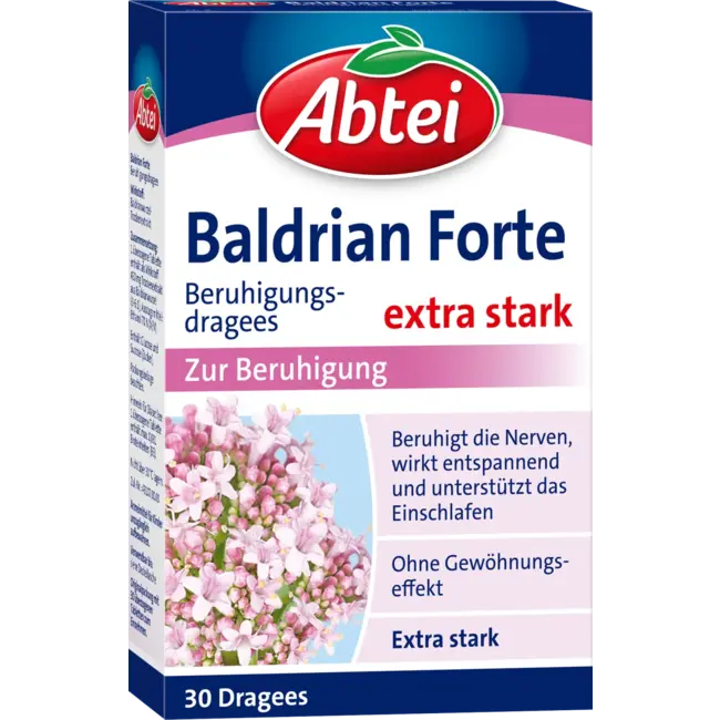 Abtei Baldrian Forte Beruhigungsdragees 30 St