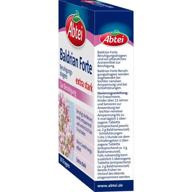 Abtei Baldrian Forte Beruhigungsdragees 30 St