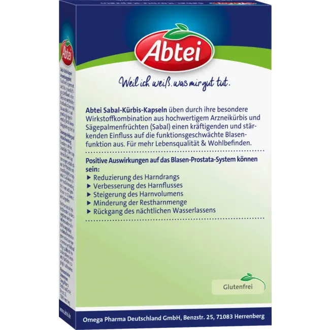 Abtei Sabal Pompoen Prosta Capsules 54 St