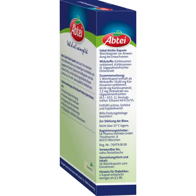 Abtei Sabal Pompoen Prosta Capsules 54 St