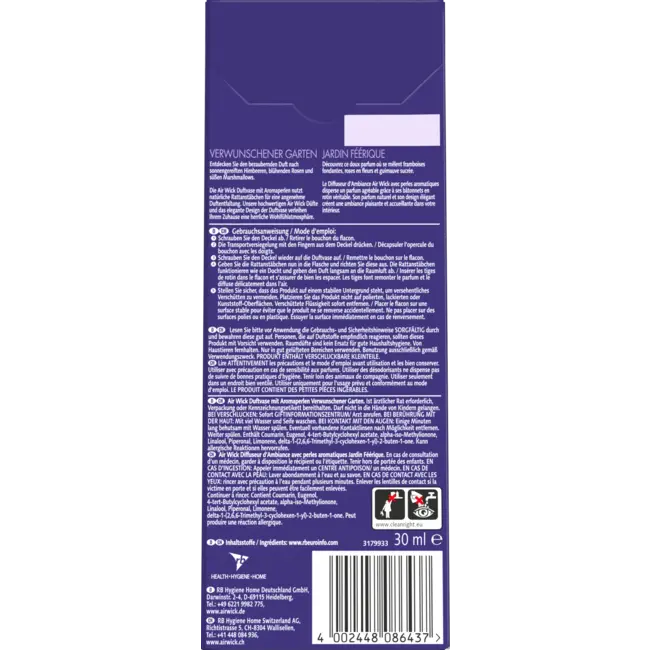 AirWick Geurvaas Met Aromatische Parels Sprookjesachtige Tuin 30 ml