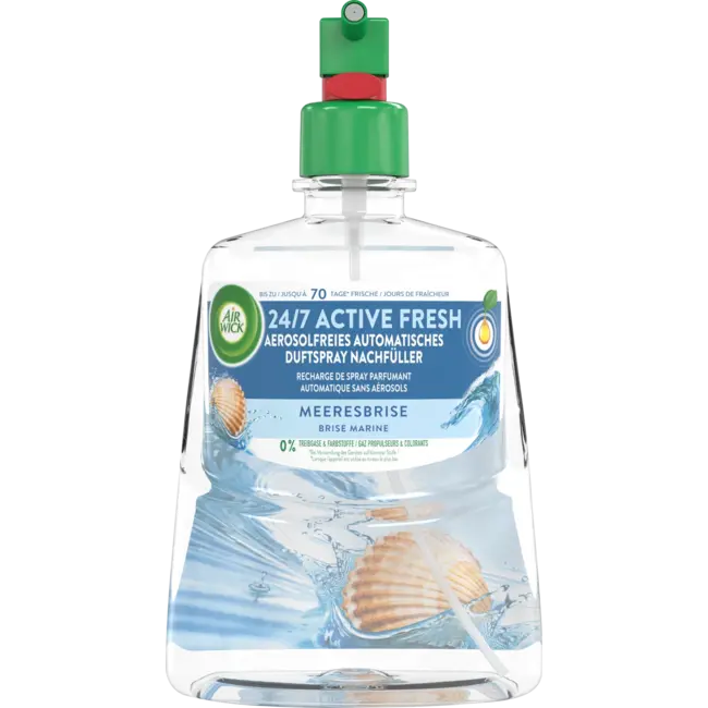 AirWick Luchtverfrisser Active Fresh Zeebries Navulverpakking 228 ml