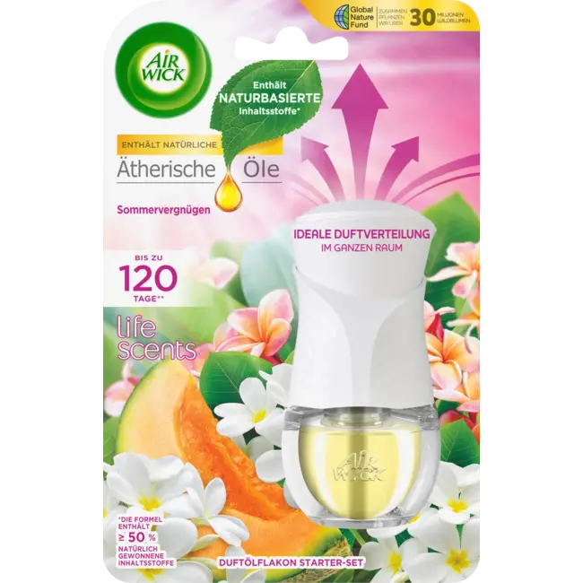 AirWick Luchtverfrisser Geurstekker Starterset Zomerplezier 19 ml