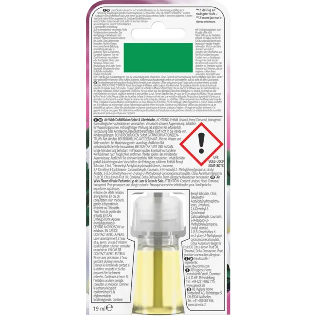 AirWick Luchtverfrisser Geurstekker Zijde & Lelie Fris Navulverpakking 19 ml