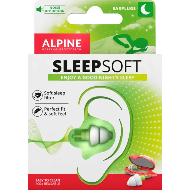 ALPINE Oordopjes Sleep Soft 2 St