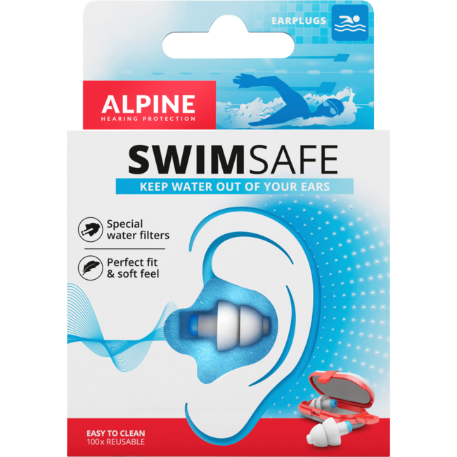 ALPINE Oordopjes Swim Safe 2 St