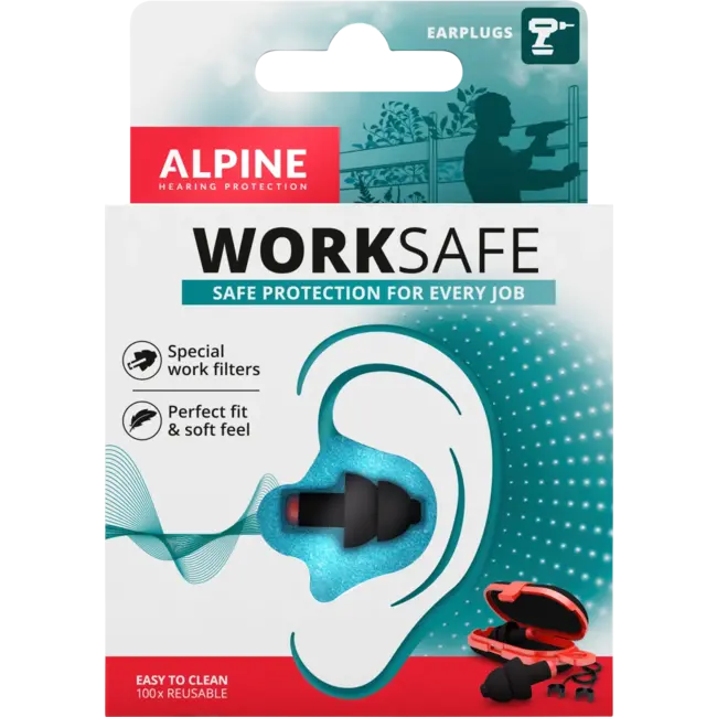 ALPINE Oordopjes Work Safe 2 St
