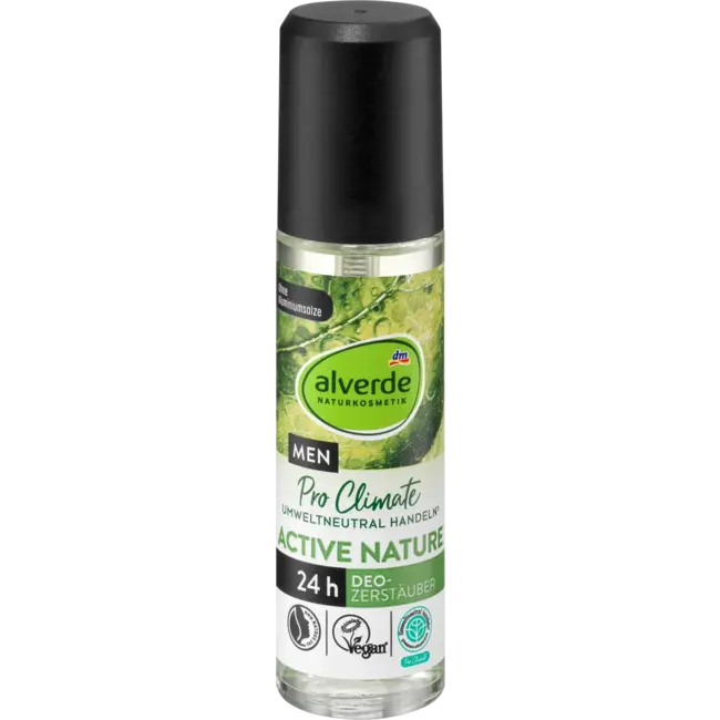 alverde MEN Deodorant Verstuiver Active Nature 75 ml