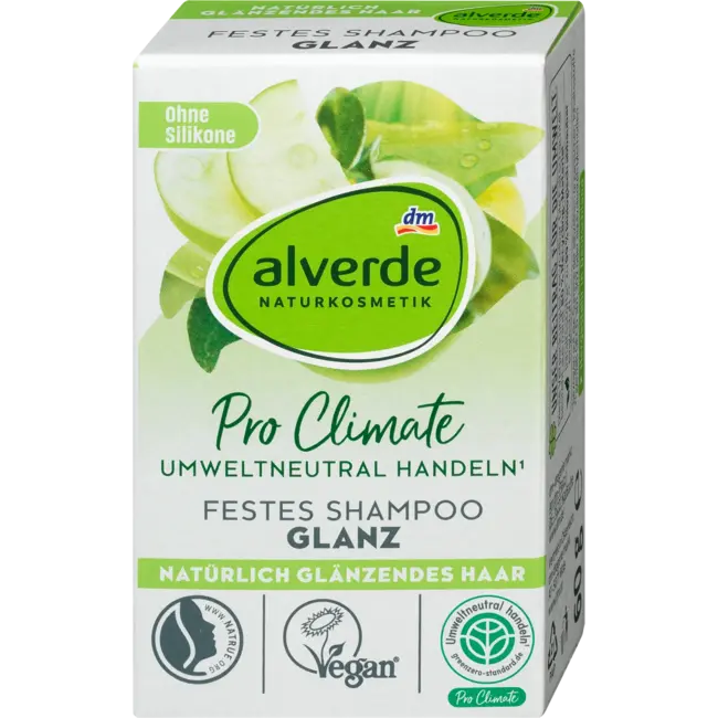 alverde NATURKOSMETIK Vaste Shampoo Glans 60 g