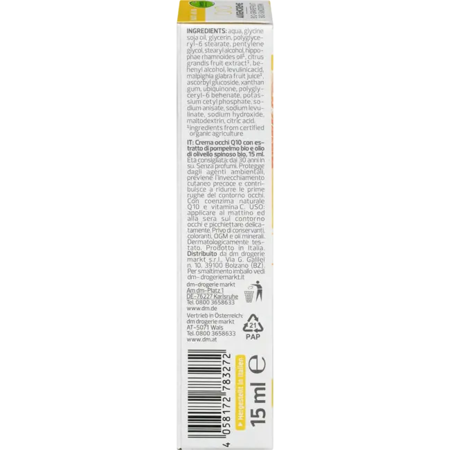 alverde NATURKOSMETIK Oogcrème Q10 15 ml