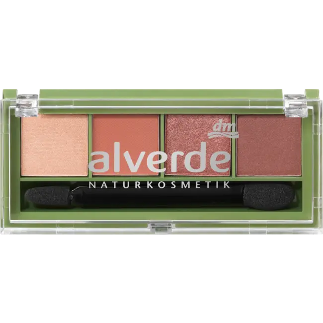 alverde NATURKOSMETIK Oogschaduwpalet 95 Burgundy Red 4 g