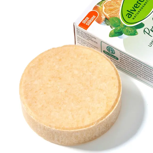 alverde NATURKOSMETIK Vaste Shampoo Mandarijn Basilicum 60 g