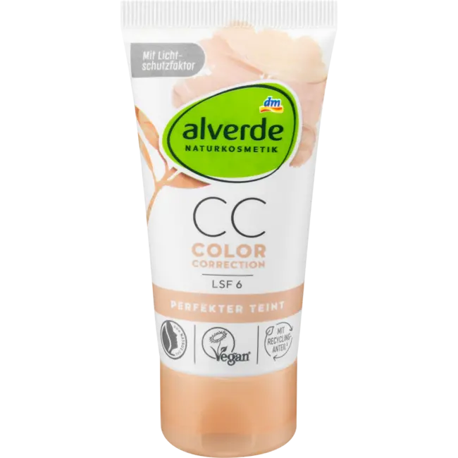 alverde NATURKOSMETIK CC Creme Perfecte Teint SPF 6 50 ml
