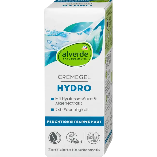 alverde NATURKOSMETIK Crèmegel Hydro 50 ml