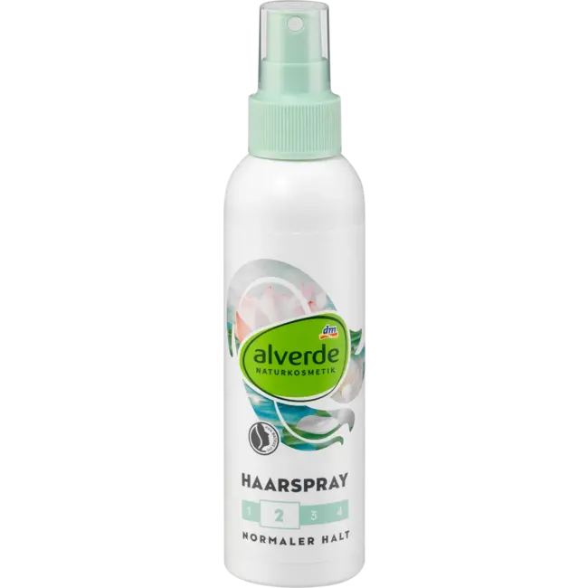 alverde NATURKOSMETIK Haarspray Lotusbloem & Paarse Rijst 150 ml