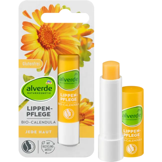 alverde NATURKOSMETIK Lipverzorging Bio-calendula 4 g