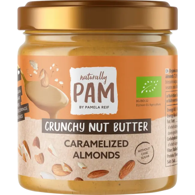 Naturally PAM Crunchy Nut Butter Caramelized Almonds 200 g