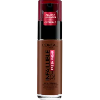 L'ORÉAL PARIS L'ORÉAL PARIS   Foundation Infaillible 32h Fresh Wear 390 Ebony