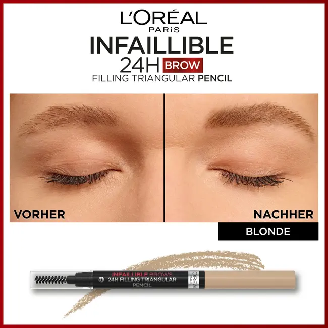 L'ORÉAL PARIS   Augenbrauenstift Infaillible Brows 24h Filling Triangular 7.0 Blond 1 ml