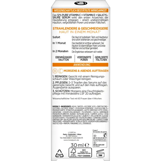 L'ORÉAL PARIS   Serum Revitalift Klinische Vitamine C 30 ml