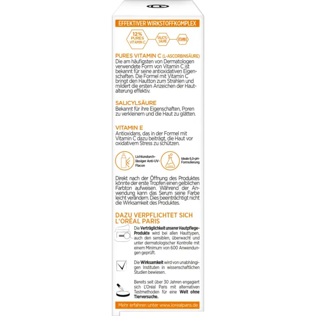L'ORÉAL PARIS   Serum Revitalift Klinische Vitamine C 30 ml