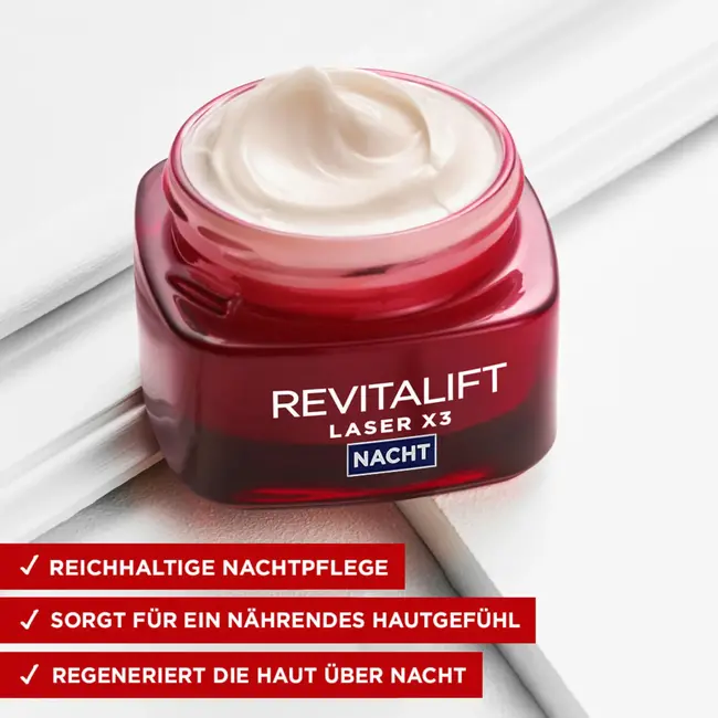 L'ORÉAL PARIS   Anti Age Nachtcreme Revitalift Laser X3 50 ml