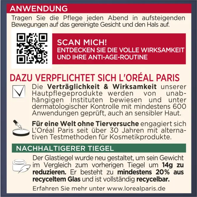 L'ORÉAL PARIS   Anti Age Nachtcreme Revitalift Laser X3 50 ml