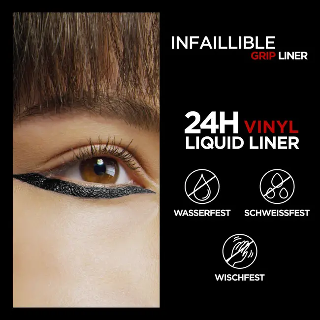 L'ORÉAL PARIS   Eyeliner Infaillible 24H Vinyl Zwart 3 ml