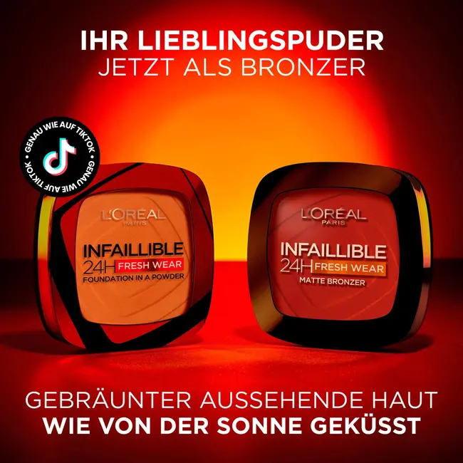 L'ORÉAL PARIS   Bronzing Puder Infaillable 24h 300 Light Medium 9 g