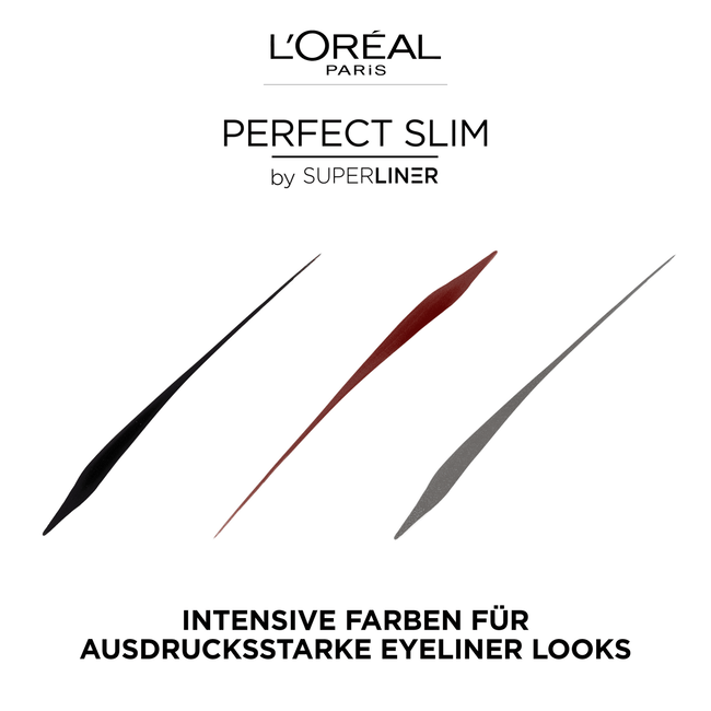 L'ORÉAL PARIS   Eyeliner Perfect Slim 01 Intense Black 1 St