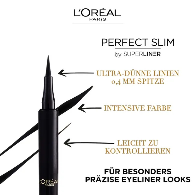 L'ORÉAL PARIS   Eyeliner Perfect Slim 01 Intense Black 1 St